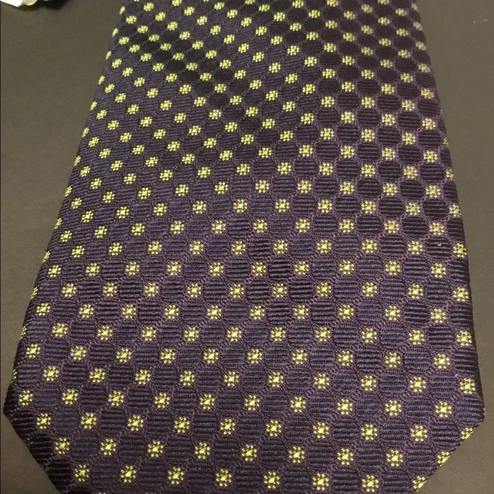 Faconnable Men’s Neck Tie 100% Silk Made in Italy
